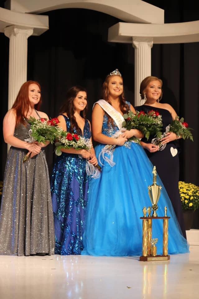 Congrats to these lovely young ladies! 

2nd Runner ups (Tie)
Emma Clark - Band
Hannah Nash - Cheerleader &amp; Tennis

1st Runner up
Keely Ballinger

Miss Pepperell 
Eva Ellenburg - Volleyball