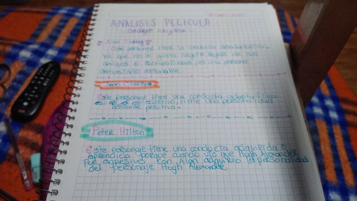 PaoJm6's tweet photo. Tarea 
#ubj 
#codigoenigma
<3 https://t.co/cBS2HfM2qs