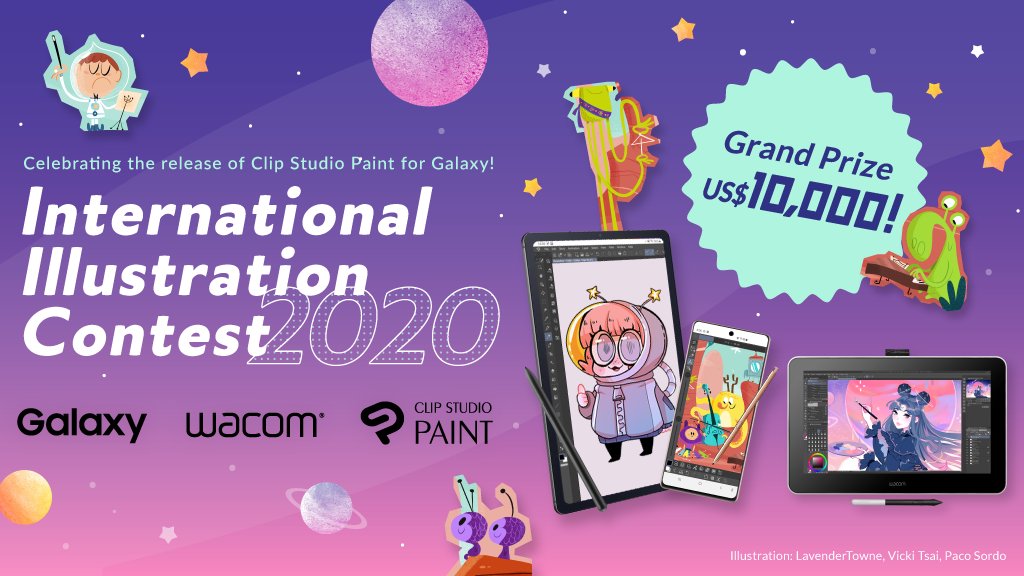 CLIP STUDIO PAINT on Twitter "Enter the International Illustration