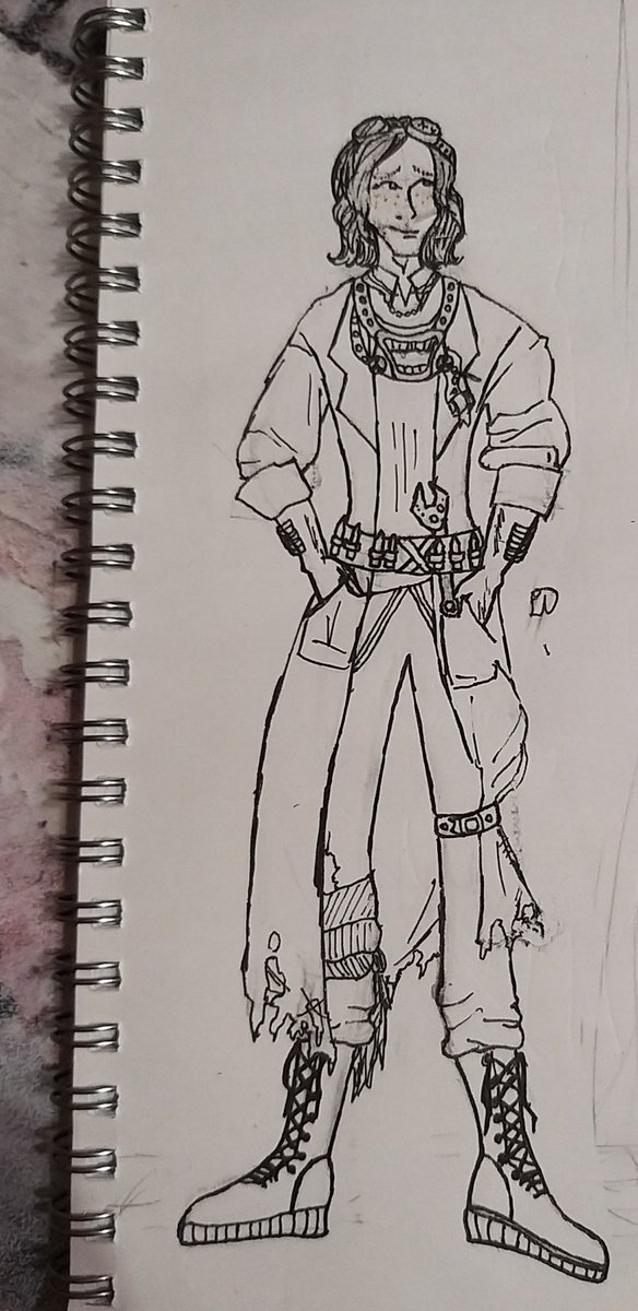 Shellse93346522's tweet photo. @Maskofshy @B_Dub3 BTW Let me show you guys my ver of the postapocalyptic Lex๐ Sorry, I didn't color him yet๐
He wears Bruce's doctor white coat he found somewhere in a desert (this one is too long for Lex) Goggles.Darkseid pin. And his respirator design was inspired by Joker's smile. #weneedlex https://t.co/DaH5m6OApZ
