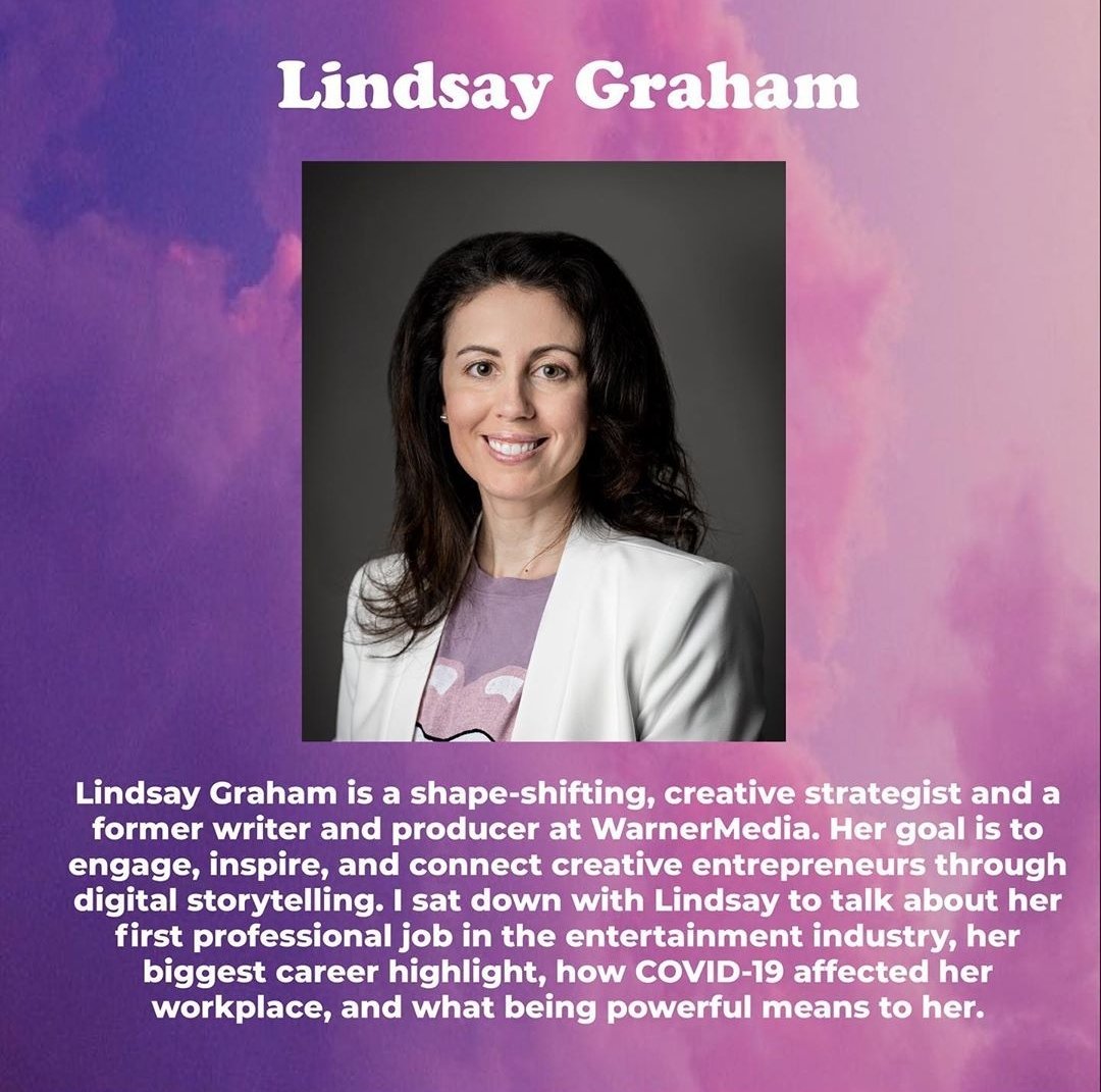 thepowerthread's tweet image. Lindsay Graham is a shape-shifting, creative strategist and a former writer and producer at @WarnerMedia. Her goal is to engage, inspire &amp;amp; connect creative entrepreneurs through digital storytelling. Swipe to learn more about Lindsay and her story! ⚡
Interview by @DMoreno___