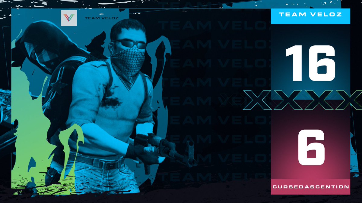 Team_Veloz's tweet photo. [VICTORY!] WE TAKE THE WIN AGAINST @CursedAscension 
WELL PLAYED BY BOTH TEAMS!
WE ARE NOW 5-4 IN ESEA ADVANCED!
#GOVELOZ https://t.co/3c8VZr8fWM