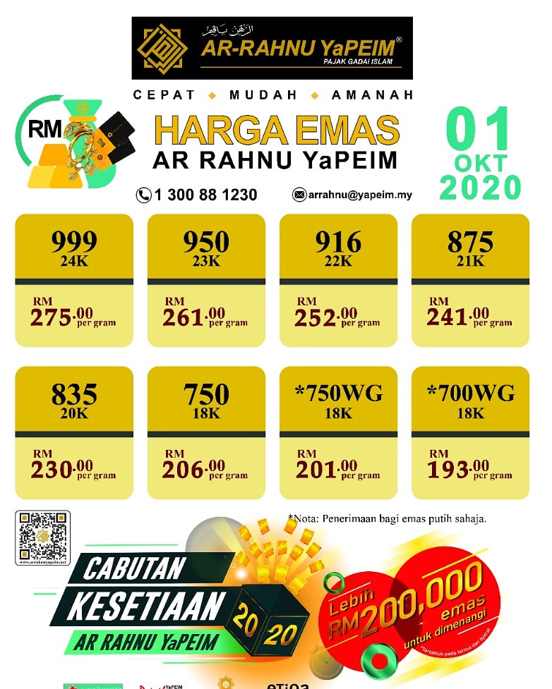 Waktu Operasi Ar Rahnu Yapeim Utc Kuantan