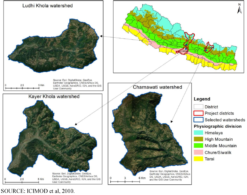 subhrendukp's tweet photo. We include 3 sites Chitwan (Terai), Dolka (hills) and Gorkha (mountains) of Nepal where #NORAD conducted its pilot #REDD+ interventions. We include 7 REDD+ #CFUGs in target watersheds 👇🏼each study district. [2/n] https://t.co/vVBtfdN5W7