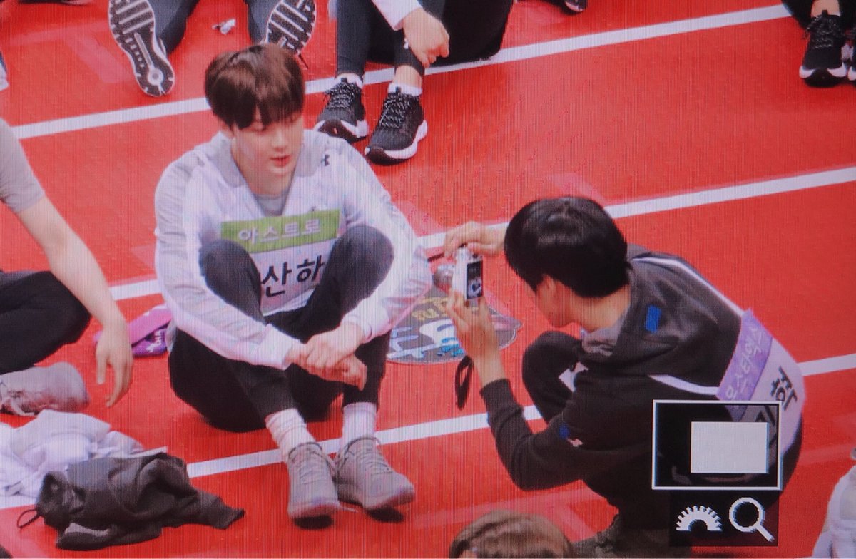 I’ll start with the pics.  During ISAC days - Astro Sanha & MX Minhyuk 