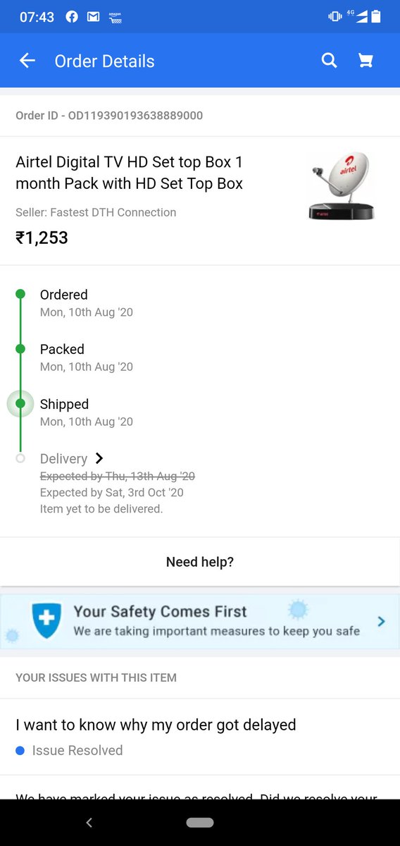 i want to cancel my order on flipkart