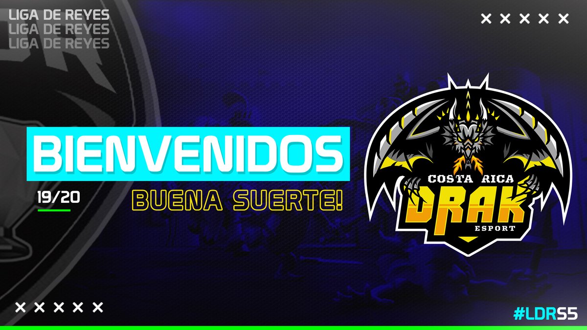 #LDRS5 | ¡PRESENTACIONES!

👑 19/20
🇨🇷 @CostaRica_Drak

▫️ Esta vez nuestros hermanos de #Centroamérica vienen con la ilusión y fortaleza para ganar todo y contra todos! Dejen todo en cada batalla!

Bienvenidos, buena suerte! 🏆