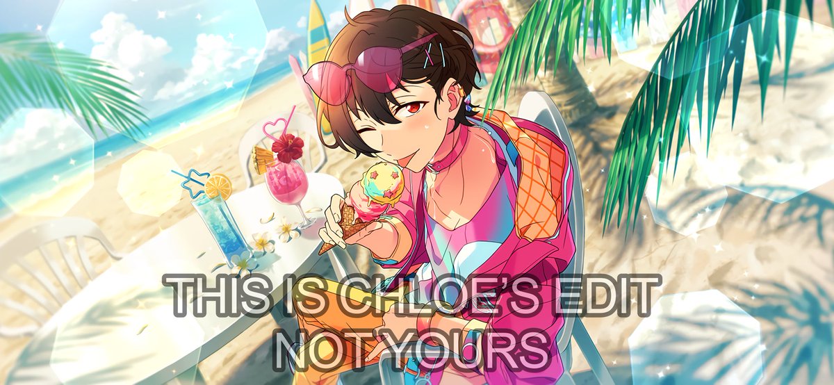 3. [idk some beach set] RITSUOK I KINDA POPPED OFF WITH THIS ONE... I JUSR RLLY LIKE IT!!!!!!!