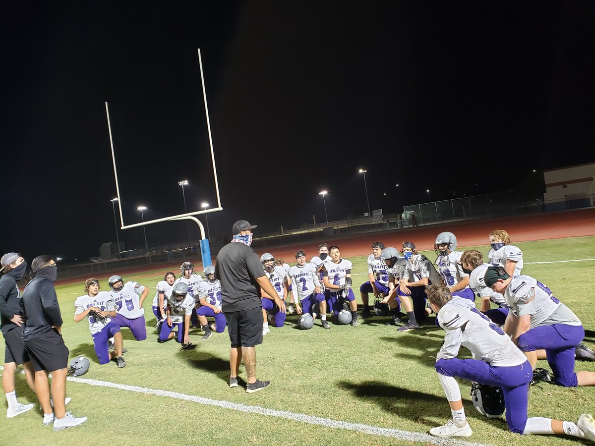 JV played a great game in their season opener against San Tan Foothills winning 20-6! Proud of these boys for their work and setting the tone for Friday! #Destisty #K'sUp