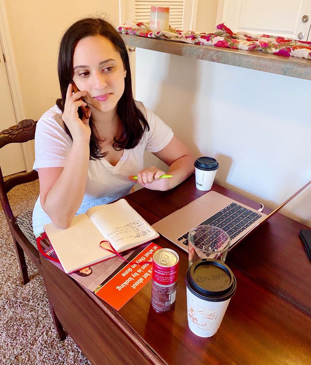 If you’ve ever wondered what running for office is like: these pictures pretty much sum it up.Our *final* fundraising deadline is tonight — so here I am, nearing on my sixth hour of fundraising call time in this photo, 3 coffees in, exhausted: and it was only 2pm.[A THREAD]