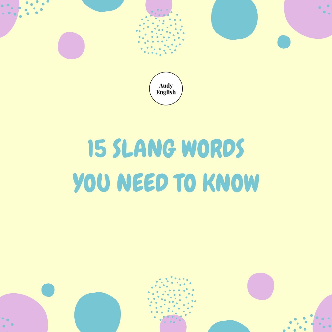  #EnglishSlangs  #LearnEnglish  #BelajarInggrisOnline A Thread.15 Slang Words You Need to Know (Pt. 1)