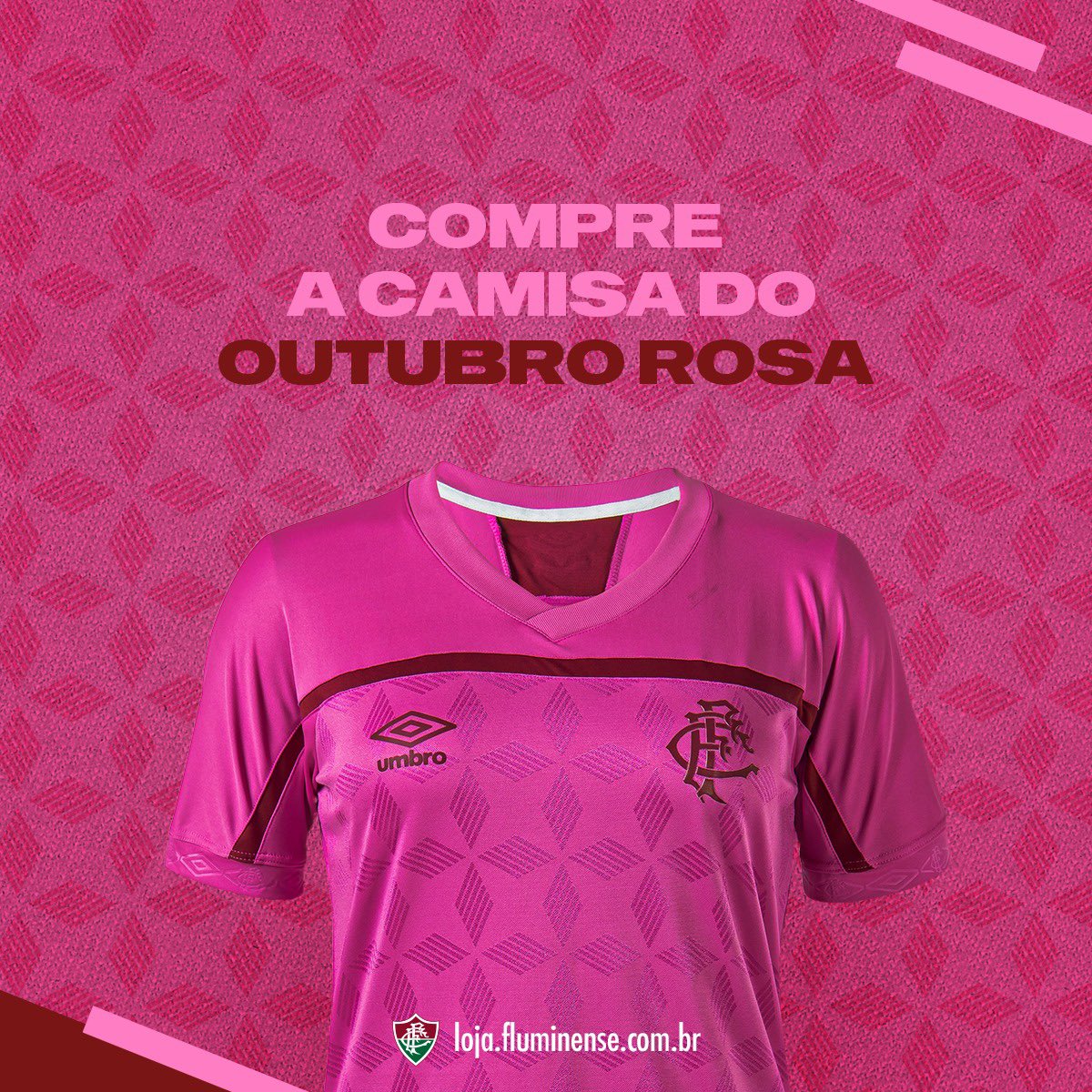 fluminense camisa rosa umbro