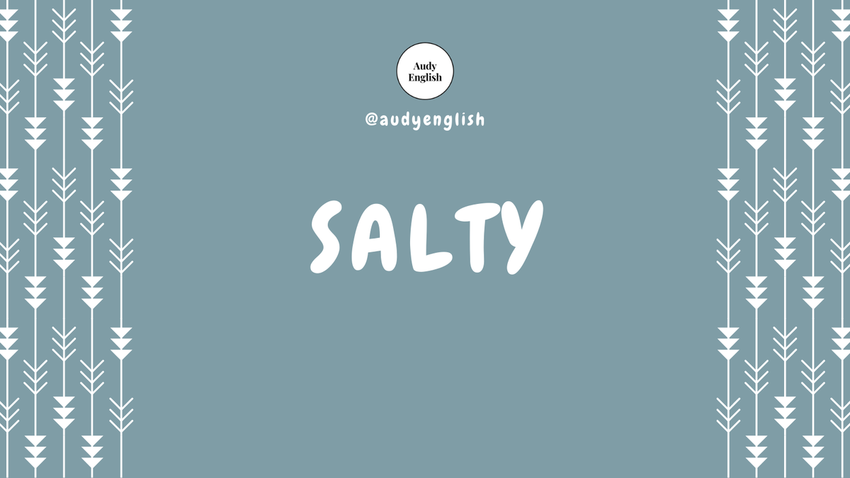 2. SaltyDipakai untuk menggambarkan orang yang merasa gusar/marah terhadap sesuatu yang bisa dibilang kecil/remeh (sensi).Cth: Ketika temanmu kalah karena dituduh jadi impostor lalu dia ngambek, kamu bisa bilang "C'mon, don't be salty."