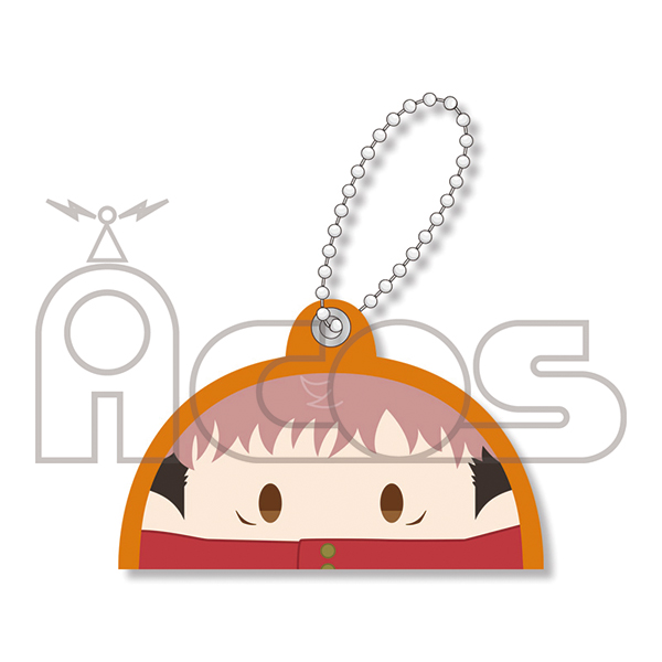 呪術廻戦グッズ情報 ムービックで予約開始 呪術廻戦 ふかふかキーホルダー T Co Fwtlb9viik 半円型のフォルム デフォルメのイラスト かまぼこ