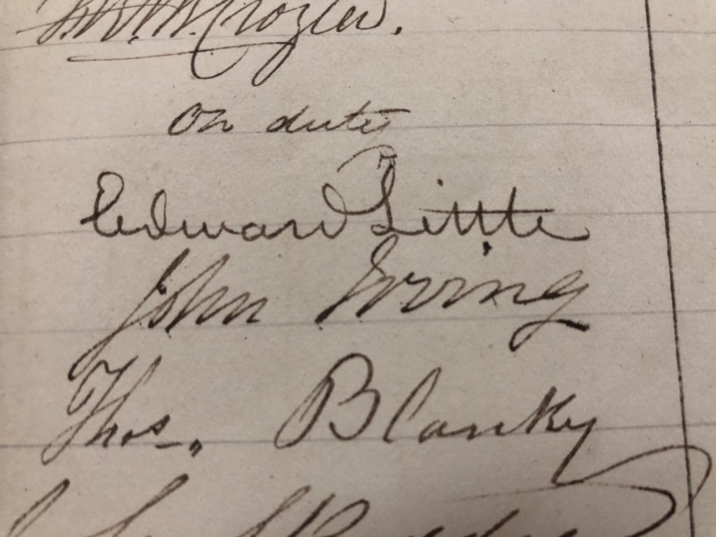 1. Irving’s signature in the HMS Terror muster book at the National Archives in Kew! Accessing it is totally free (but send in your request ahead of time), and you can sit and cry over it as long as you want!