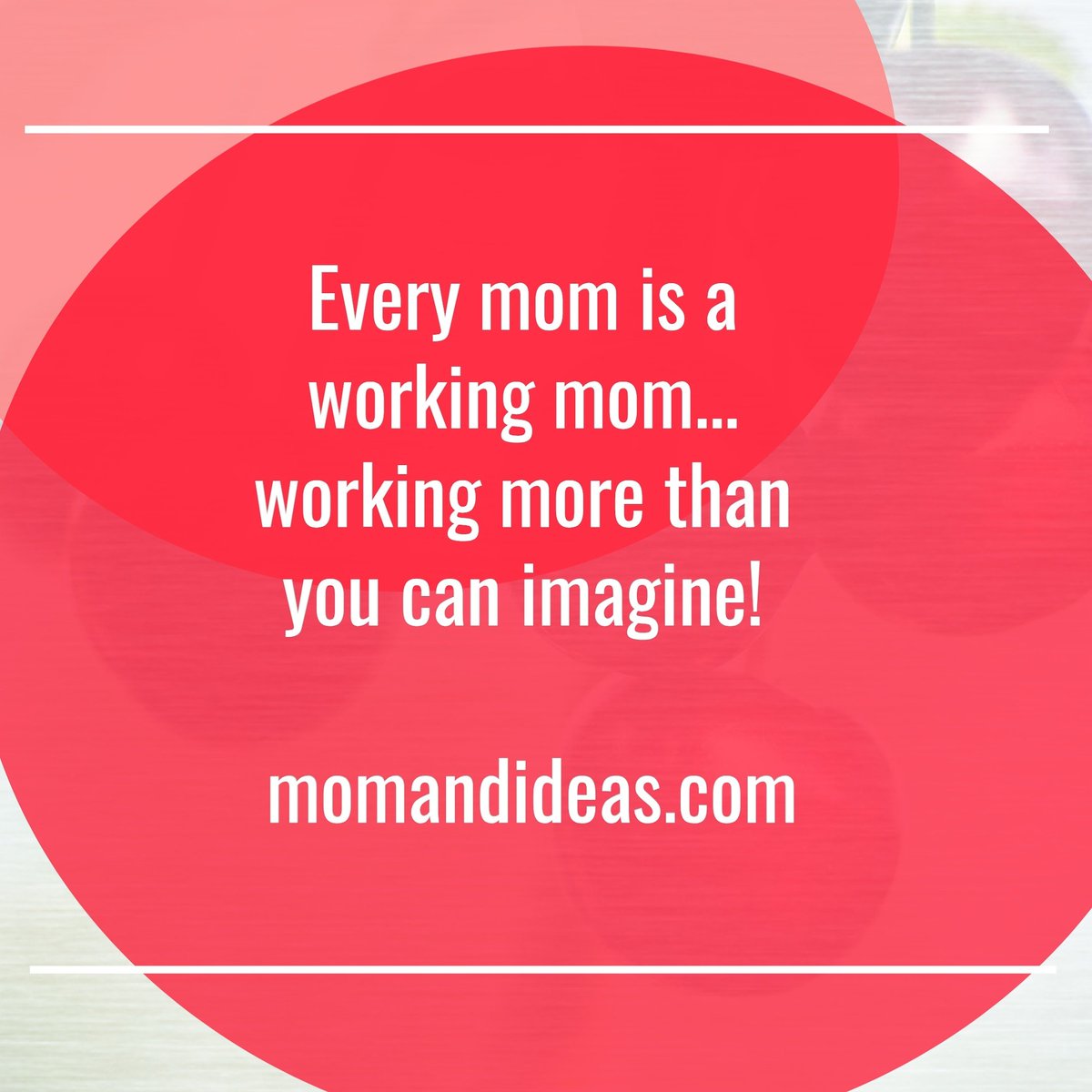 momandideas's tweet photo. I find this question rather weird:
Are you a working mom?
Whether she is a #sahm or #travellingforwork mom or a #businesswoman mom, a #mother is always working!
#sahmlife #sahmomlife #sahmproblems #momlife #workingmom #workingmomlife #momsofinstagram #mommyblogger #momlife https://t.co/YdJUl08rSz