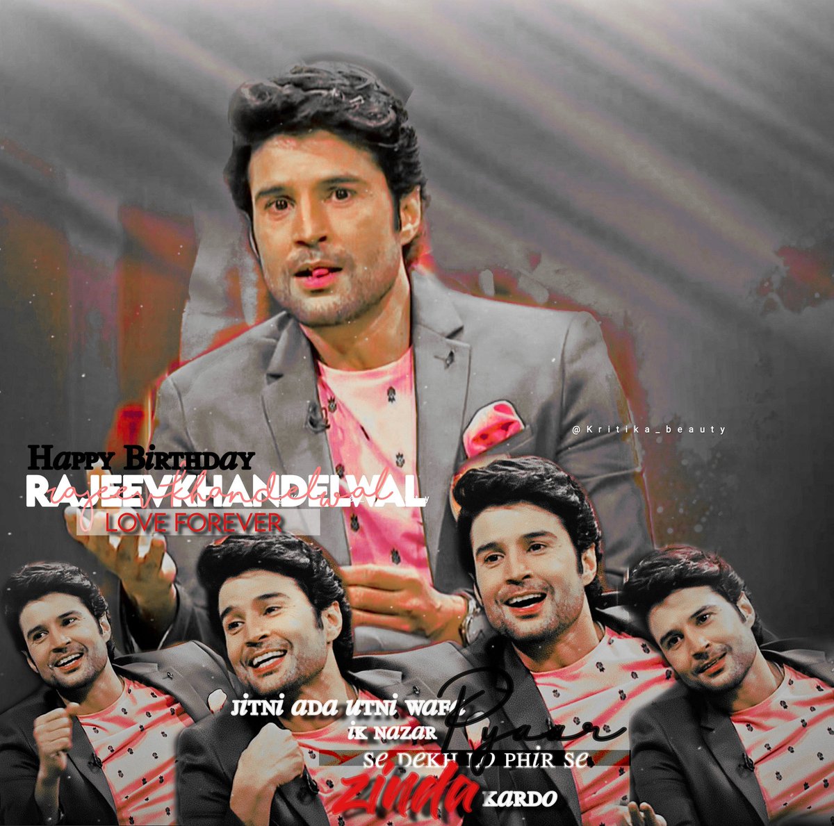 You're so special to me that one greeting for your B'day is not enough... So... Advance Happy Birthday Hero #RajeevKhandelwal #HBDRajeevKhandelwal #HappyBirthdayRajeevKhandelwal #15DaysToGo( P.S : Dedicated to  @ALilBitOfHoney )