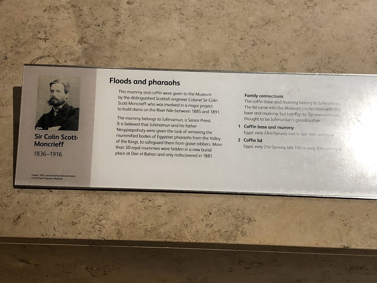 7. Sir Colin Scott-Moncrieff at the National Museum of Scotland! Mary Scott-Moncrieff was Irving’s older sister, so Colin is a relative! (If you couldn’t tell from the patented Irving expression of wanting to be literally anywhere else on earth.)