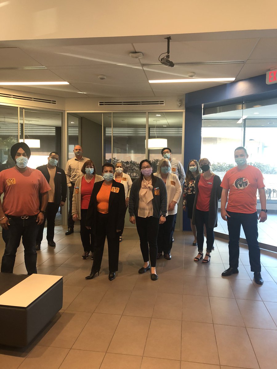 #orangeshirtday #everychildmatters #proudtoworkatbmo  Team Semiahmoo