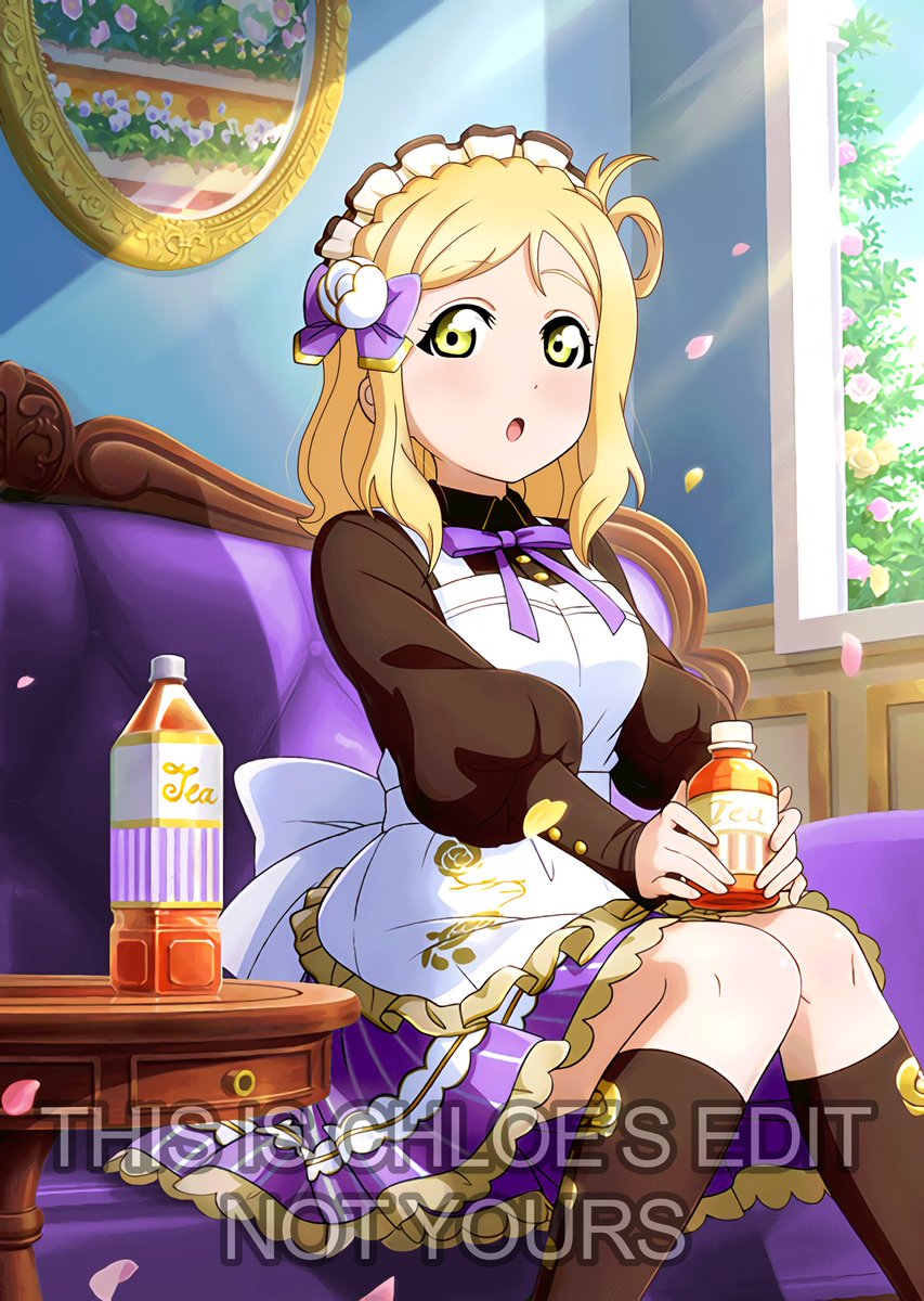 36. tea party mariuhh.. yeah shes cute i guess.. idk her eyes are rlly bothering me LOL also i feel like this looks more like a middle school mari