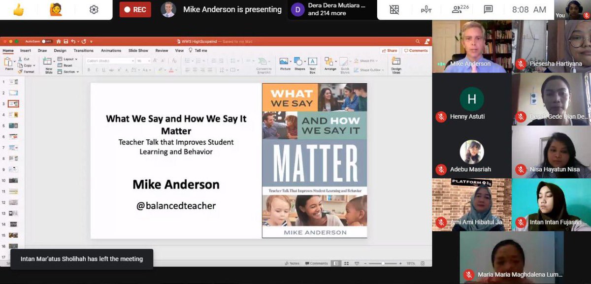 Herni_Gea's tweet photo. Thanks for your enlightened sharing moment today, Mike. I’d love to see you in other moment. It’s very helpful for me ☺️ @balancedteacher https://t.co/Hz4NW72POq