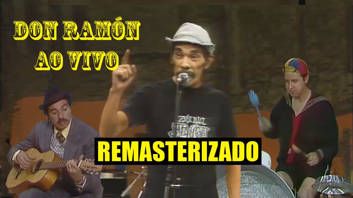 DublaMundo's tweet image. Nada melhor que homenagear este grande comediante Don Ramón com uma remasterização de sua apresentação musical onde ele se apresenta no Festival de la una na TVN 1980.
Espero que gostem.
youtu.be/P_0hlNlQ1fQ