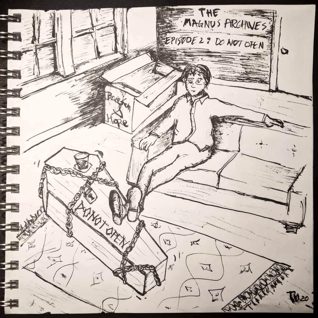 Troy Howard Drawing Ep 2 Do Not Open The Magnus Archives Next In My Series Of Illustrations Of Scenes From Therustyquill S Podcast The Magnus Archives I Realize That I M Troy Howard Drawing Ep 2 Do Not Open The Magnus Archives Next In My Series Of Illustrations Of Scenes From Therustyquill S Podcast The Magnus Archives I Realize That I M