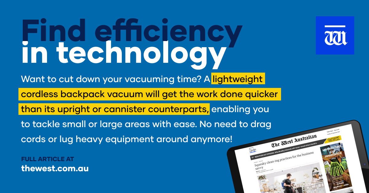 Efficient cleaning practices have never been more important. We chatted to the <a href="/westaustralian/">The West Australian</a> and shared some ways to implement them into your daily cleaning routines. Check out the full article here: l8r.it/gTX1