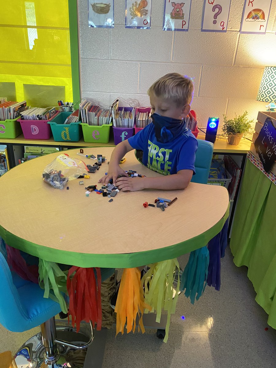 This year Boss of the Day has new perks like sitting at my Chicka-Chicka boom boom table! Still need to put together some special supplies for them to use 😊 <a href="/kindersmorgie/">kindersmorgasboard</a> <a href="/Midway_Mustangs/">Midway Elementary</a> #mesHeart
