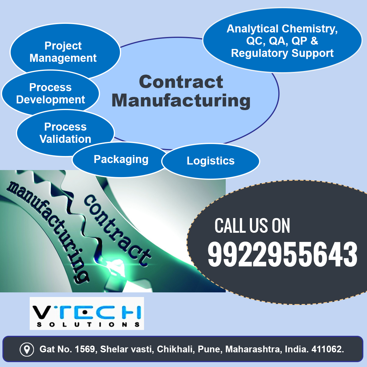 SolutionsVtech's tweet image. Vtech Solutions Is Capable To Provide  Contract Manufacturing  Service.
For free Enquiry Call Us on 9922955643
info@vtechsolutionsindia.com
vtechsolutionsindia.com
Address:- Gat No-1569, Shelar Vasti, Dehu Alandi Road, Chikhali, Pune 411062.
#VtechSolutions #Pune