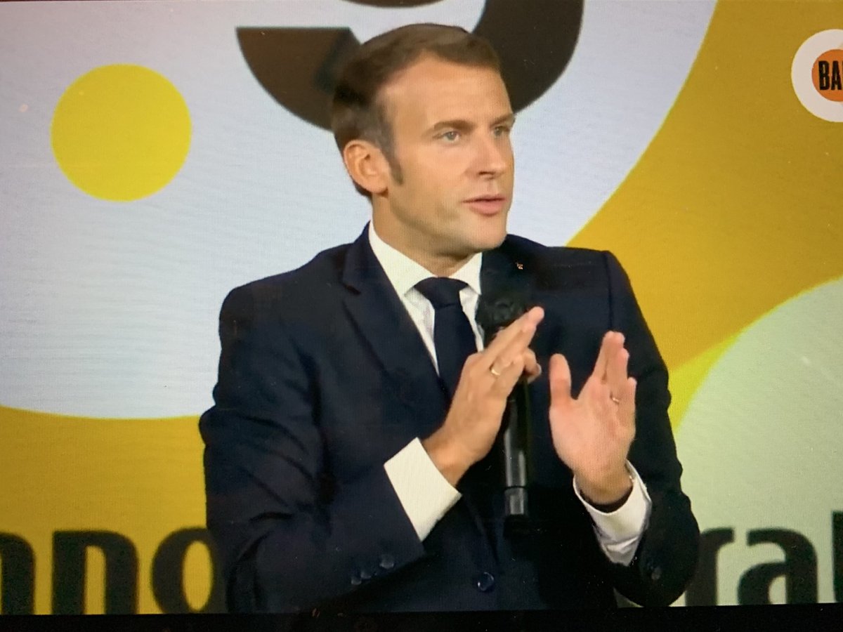 « Cette crise est une opportunité pour être plus inventifs et tordre le coup à certaines vielles habitudes ; une occasion pour accélérer, pivoter quand il le faut » ⁦<a href="/EmmanuelMacron/">Emmanuel Macron</a>⁩ #Big2020 ⁦<a href="/Bpifrance/">Bpifrance</a>⁩  #transformation
