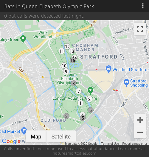0 bat calls were detected last night, 30-09-2020.