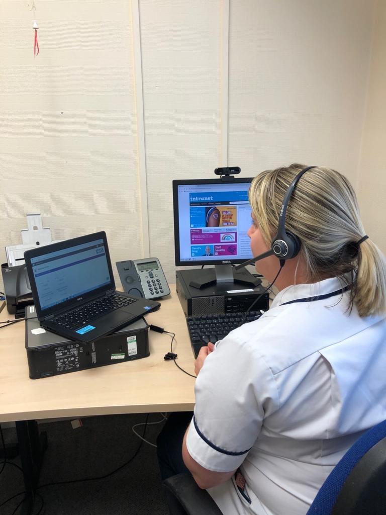 MidYorksTherapy's tweet photo. Our Neuro Physio &amp; OT virtual assessments are now up and running. Here are @PigdonRachel &amp; Lauren Drake carrying out virtual consultations @MYTherapyNeuro #virtual #neurorehab #physiotherapy #OccupationalTherapy #videoassessment https://t.co/yJSlCILvt6