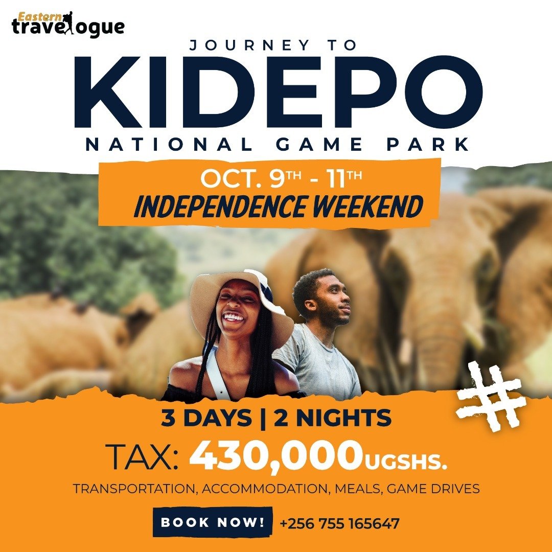 ErosTravelogue's tweet image. This is our Independence Weekend Getaway. Literally, you have no excuse not to join us. 

Tax: Shs. 430k per person.
Date: 09th-11th October

#07DaysToGo #EasternTravelogue #VisitUganda #RestartTourism