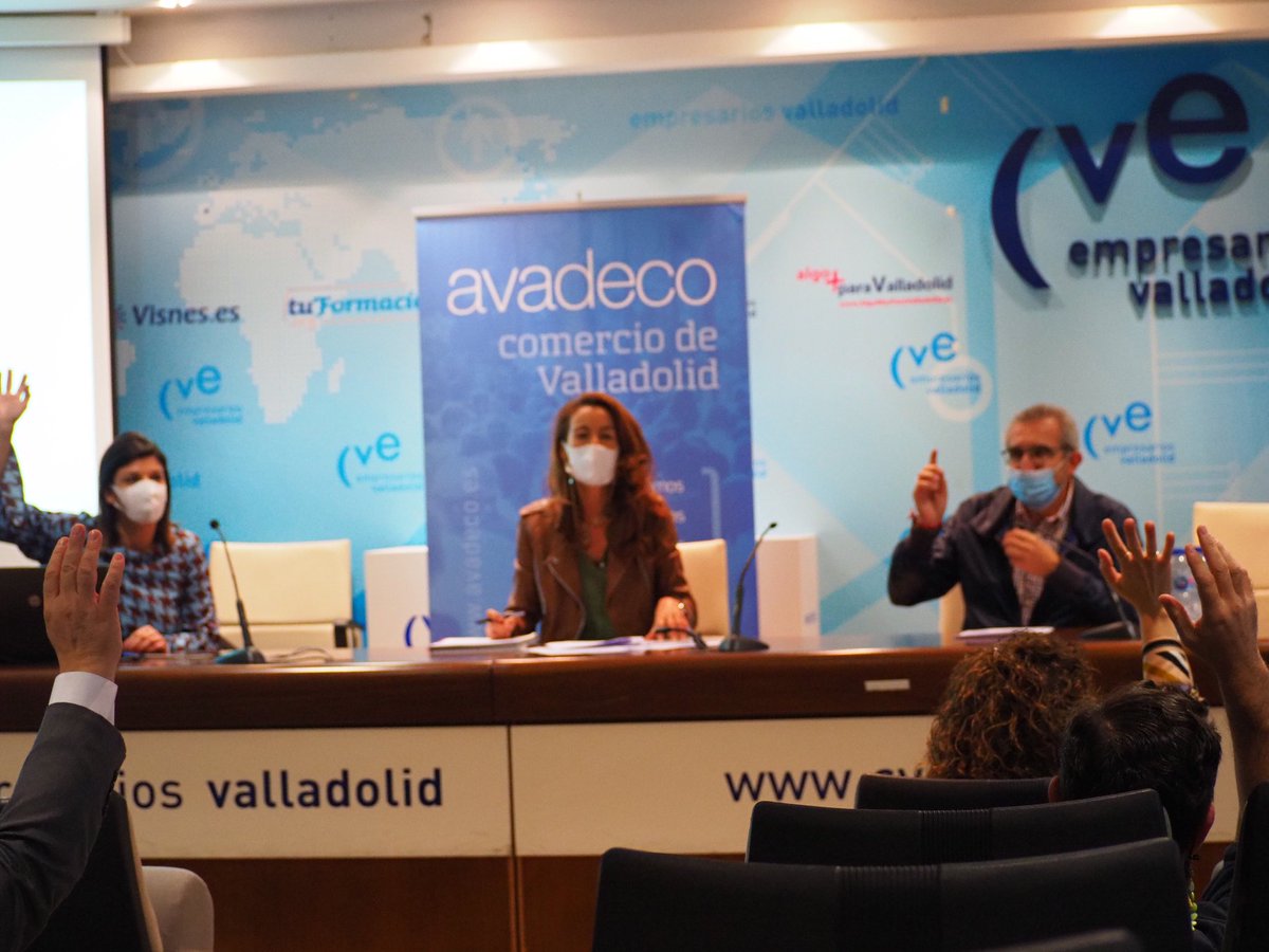 Avadeco_'s tweet photo. Avadeco renueva su Junta Directiva con el objetivo de apoyar al comercio de Valladolid en la recuperación tras la crisis de Covid-19. 
@pellitero continúa como presidente acompañado por un equipo volcado en defender los intereses del comercio y de Valladolid https://t.co/olK9NSBokW