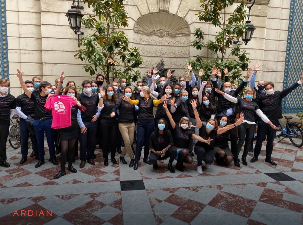 #OctobreRose | Pour la 3è année consécutive, Ardian s'engage dans la lutte contre le #CancerDuSein avec @ODYSSEA_fr.
Pour ce challenge connecté, plus de 90 participants du monde entier sont mobilisés et 10 000€+ ont été collectés et abondés par la Fondation Ardian.🏃♀️🏃♂️💪👏
