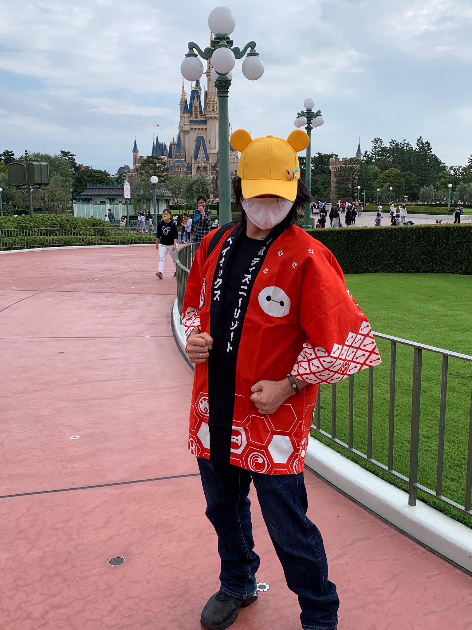 タグ付き未着用！ディズニーランド　ベイマックス　半被　ハッピ　はっぴ ベイマックス法被はっぴディズニー東京ディズニーリゾートグッズ