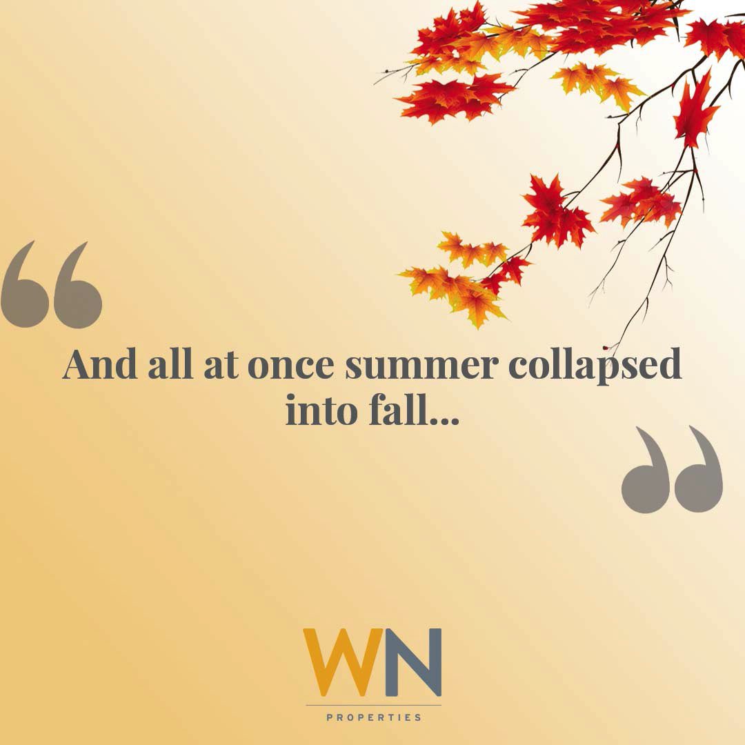 Thinking of selling your home this autumn? It’s a great time of year to do so, with lots of potential buyers longing to be in their new home by Christmas and eager to get the deal done, contact the team today about selling your property. 
wnproperties.co.uk