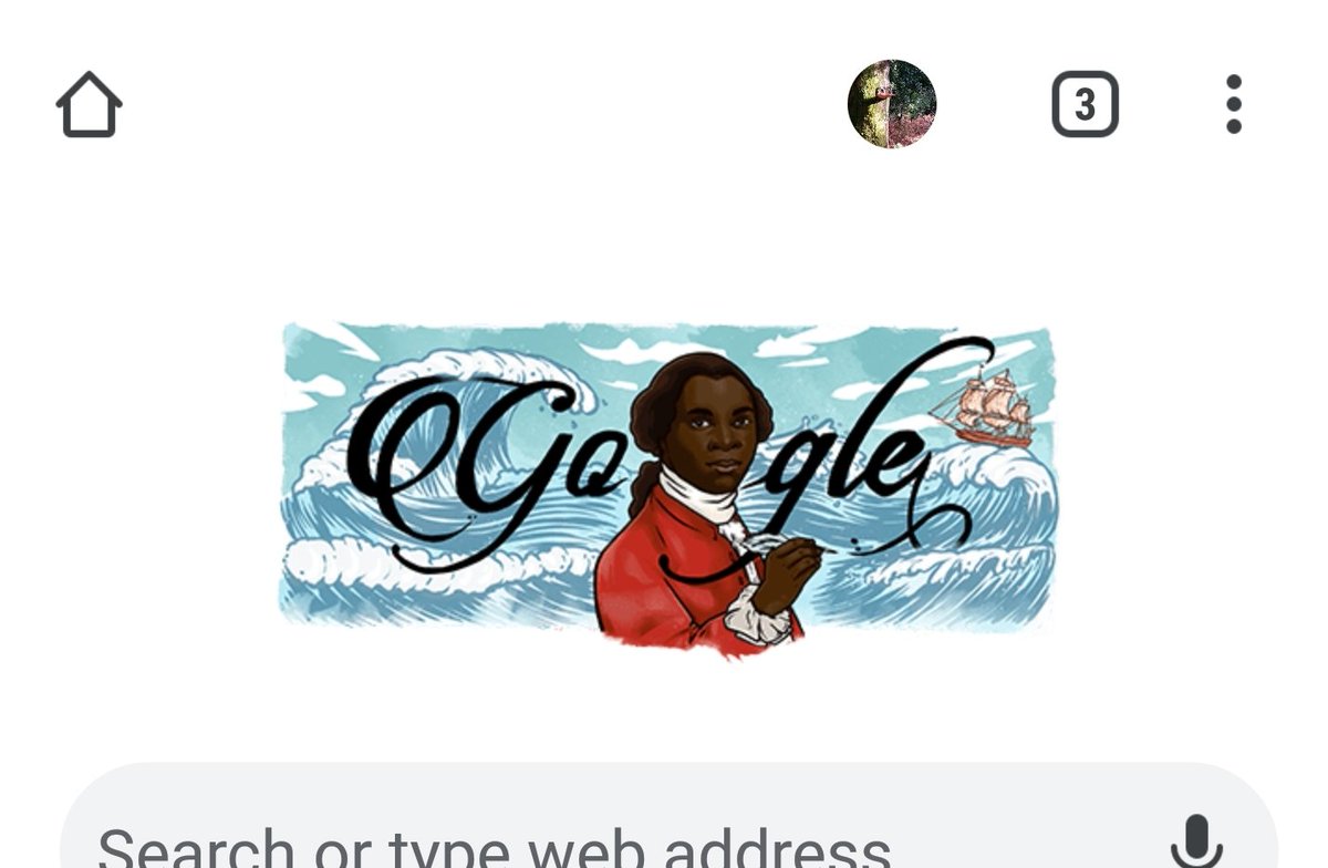 Ok, so yes, it's great that today's  #GoogleDoodle celebrates Ignatius Sancho as  #BlackHistoryMonth   kicks off, but why are  @Google using a portrait of Olaudah Equiano to do it?? 