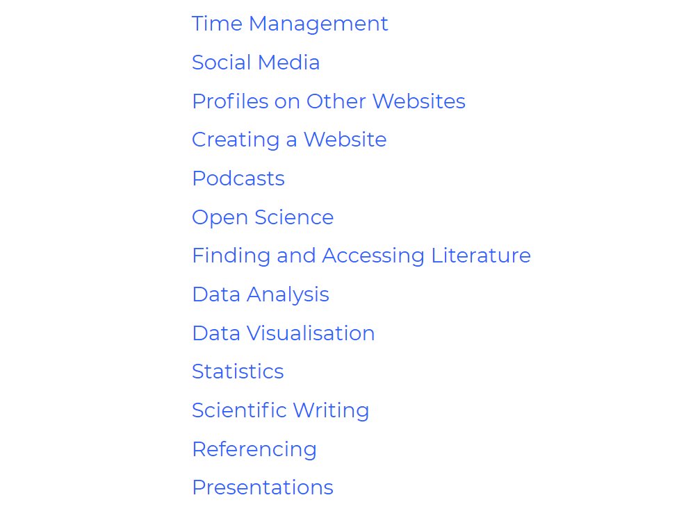With new PhD students starting today, I compiled a list of 𝗳𝗿𝗲𝗲 𝗼𝗻𝗹𝗶𝗻𝗲 𝗿𝗲𝘀𝗼𝘂𝗿𝗰𝗲𝘀 that I've found particularly useful.

🔗 stuartmcnaylor.com/resources/ 

I'll keep adding to this, so let me know if you have any favourites!

#AcademicChatter #AcademicTwitter #phdchat