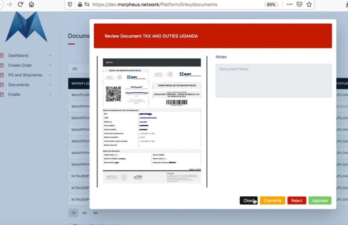 Result shown in the Morpheus Network platform?! NITA- National Information Technology Authority- UgandaMAAIF- Ministry of Agriculture, Animal Industry and Fisheries- Uganda