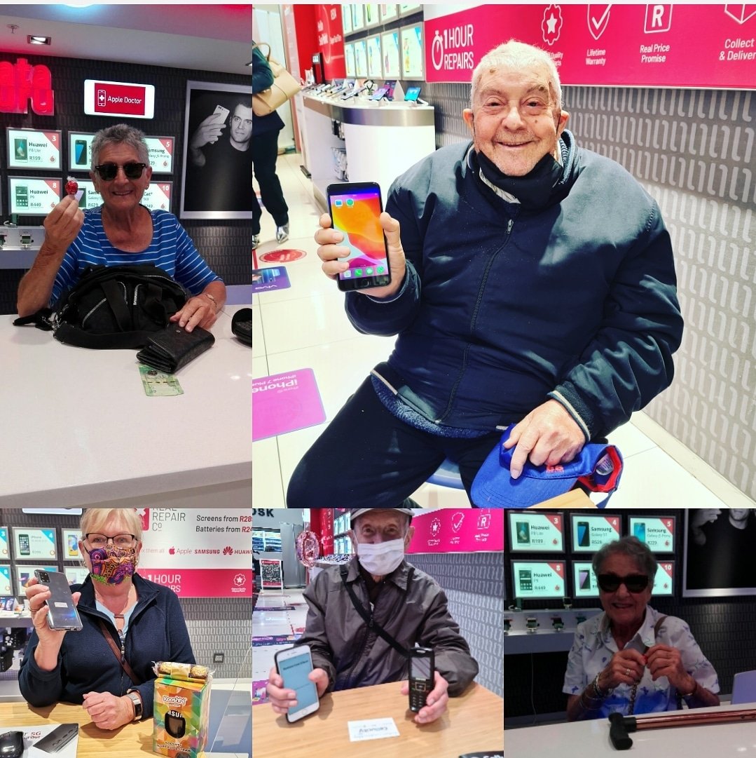 Getting older can be scary,  but getting a new phone shouldn't be <a href="/Cellucity/">Cellucity</a> <a href="/thepointmall/">The Point Mall</a> , get a new phone today and we will help with a complete set up 👌📱