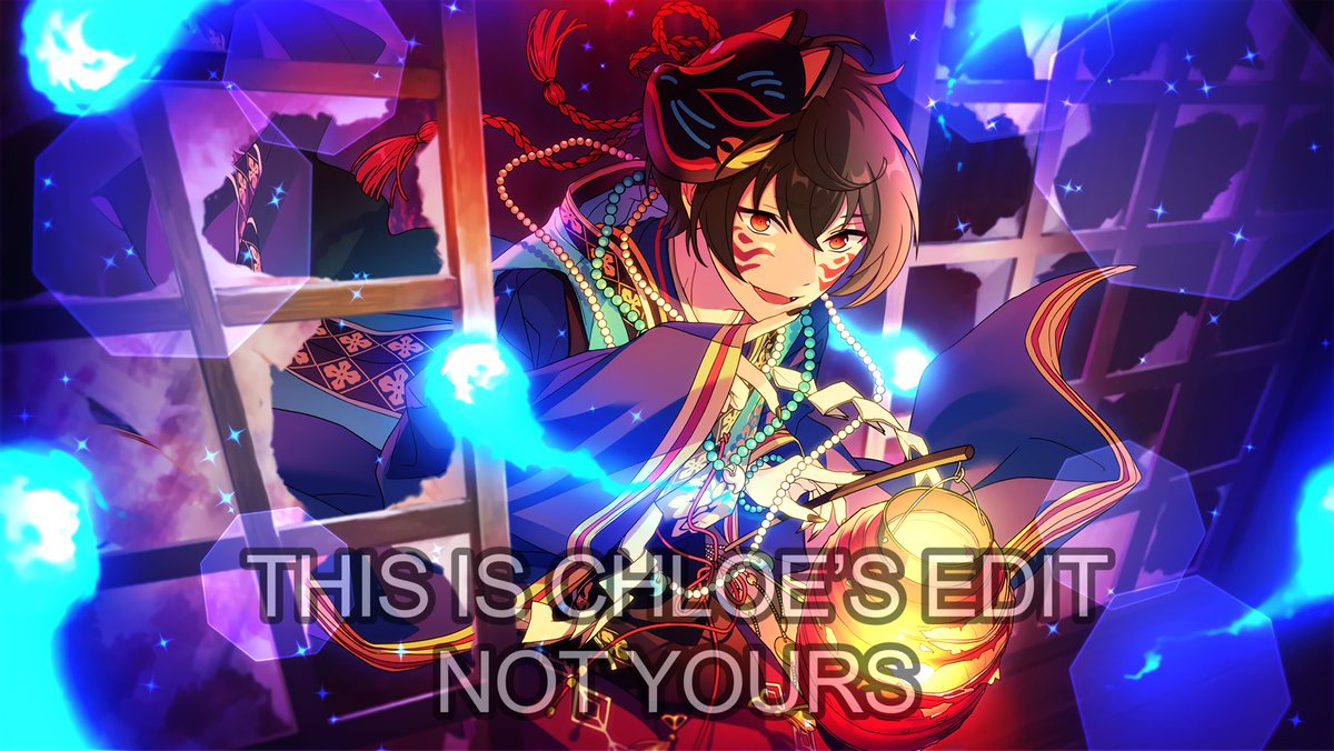 NUMBER 1 BEST CARD EDIT THAT CHLOES MADE EVER ISSS....DOLLHOUSE RITSU!!!I REALLYY LIKE THIS EDIT!!!! THERE WASNT MUCH BG CLEANING BUT IT LOOKS GOOD!! I RLLY LIKE THE EXTRA GLOW TO THE BLUE THING AND I JUSR RLLY LIKE THE WAY I LIGHTED AND SHADED THE HAIR!!!