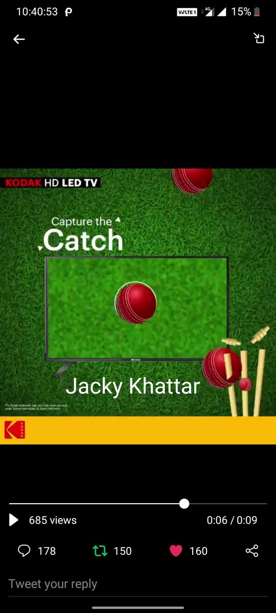 JackyKhattar9's tweet image. Dear Team,
Here I Caught The Perfectly ⚾

#WatchToWin #1 
#WatchToWin
#KodakAndroidTV 
#KodakTv #Contest 

@kodaktvindia

Join in Friends
@anjalidembda
@Tuaa74
@VandanaKhattar2
@mysterioussu
@chilled_Sup
@manisha_modak
@Sappy786
@pink__pari
@hearty_aisha
@hey_its_sim
@ritz_star