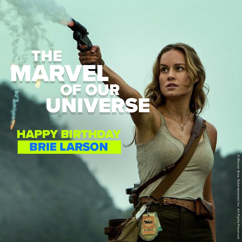 She\s a gem that will live on for infinity. Happy Birthday Brie Larson! 