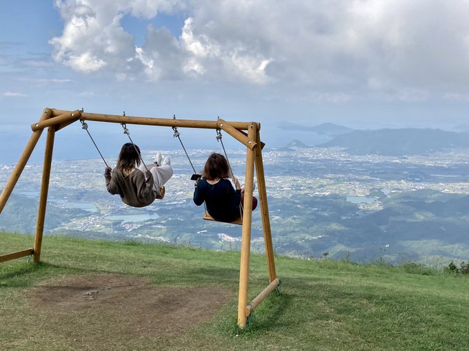 四国お遍路車中泊の旅10日目 雲辺寺山頂公園 天空のブランコ 断酒チャレンジ ときどき旅