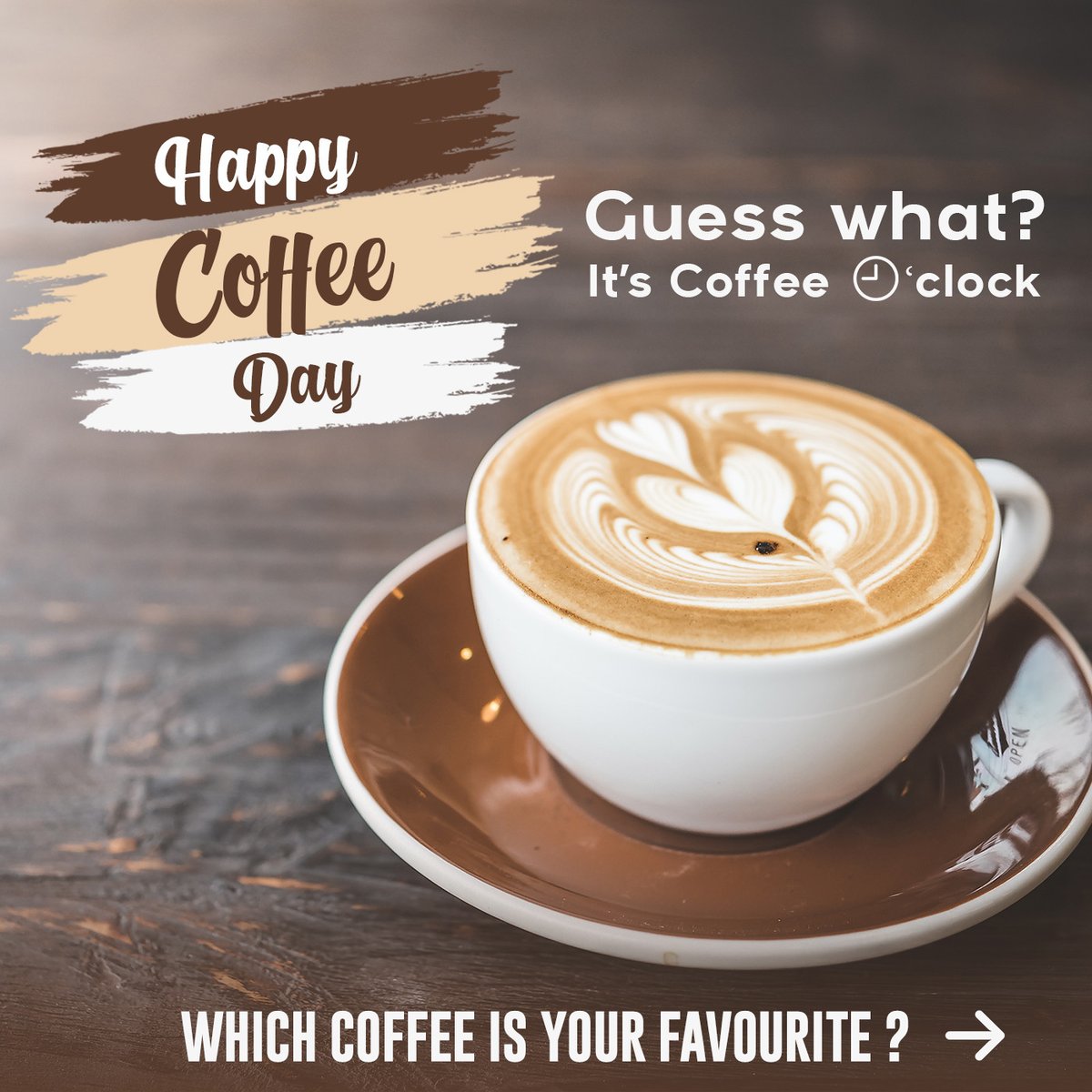 iCraftAds's tweet photo. What’s your favourite coffee? ☕️
.
Our favourite is Tapri ki coffee. 🤩
.
Tell us yours in the comment section. 😉☕️
@starbucksindia @starbucks @costacoffee @baristacoffeecompany @cafecoffeeday
#worldcoffeeday #coffeedayout #bestcoffeeintheworld #bestcoffeeshops https://t.co/JMDOL4PZNM