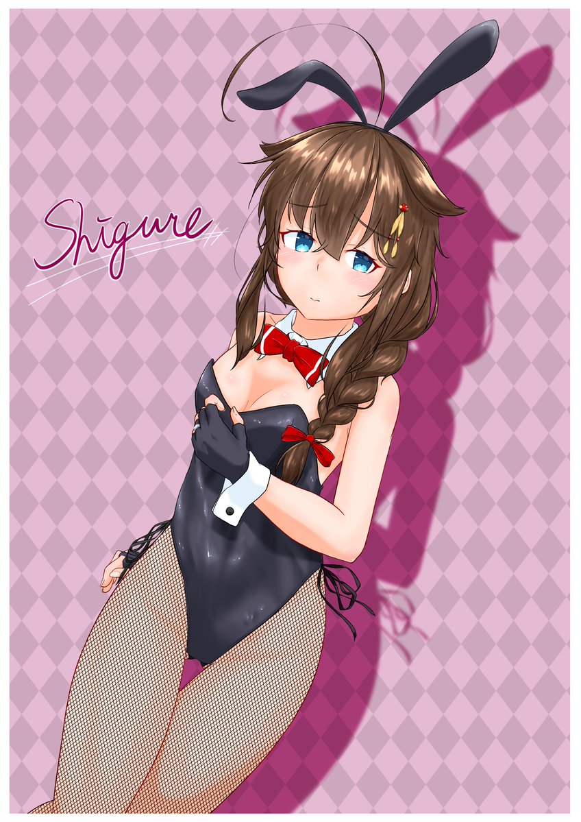 今日は十五夜なので、時雨ちゃんの二つのお団子食べrrrrrrrrrr
#時雨 #バニー 