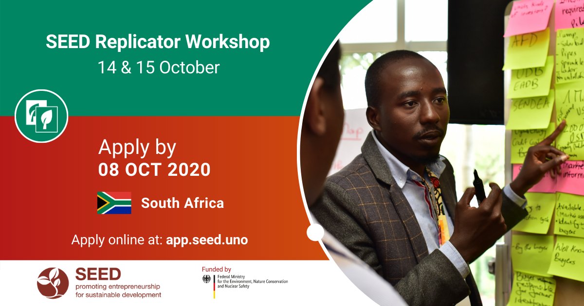 The @SEED Replicator Workshop is back! 
Apply now and create a successful and impactful business model! Using innovative tools, you can build or advance already existing ideas. Be inspired and learn from existing eco-inclusive enterprises! Apply Online: buff.ly/2C8wlhQ