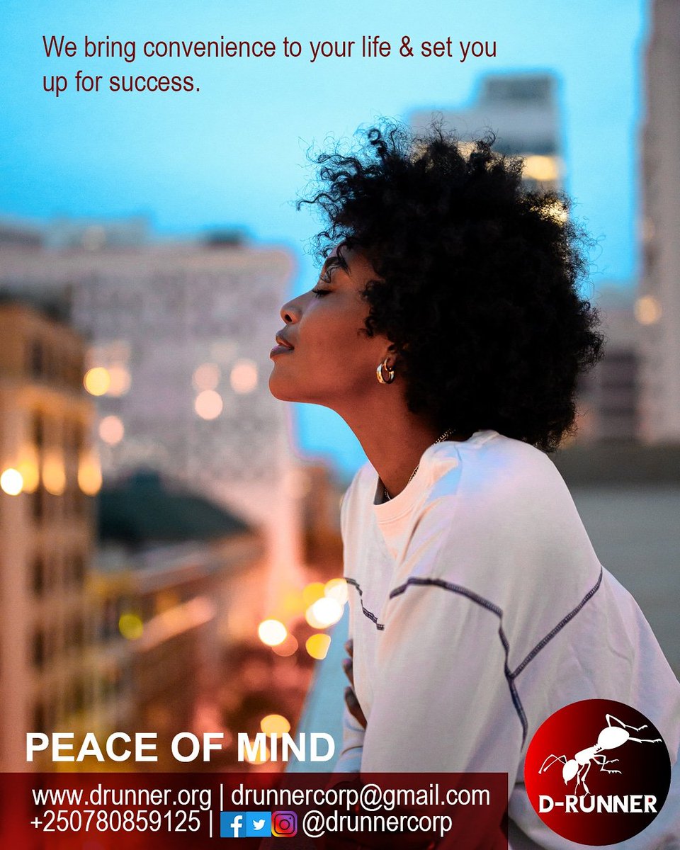 DRunnerCorp's tweet photo. Listen. To your heart. And set your mind free.
Having a convenience service gives you the opportunity to acquire new skills and innovate. What can we do for you today? Whatever you need help with. #ConvenienceIsHere #DrunnerCares #VisitRwanda #RwOT https://t.co/3RD9xVDXCQ